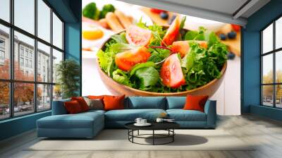 サラダ　Salad Wall mural